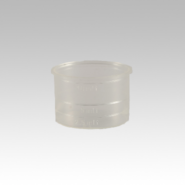 10ml 25mm round plastic measuring cup
